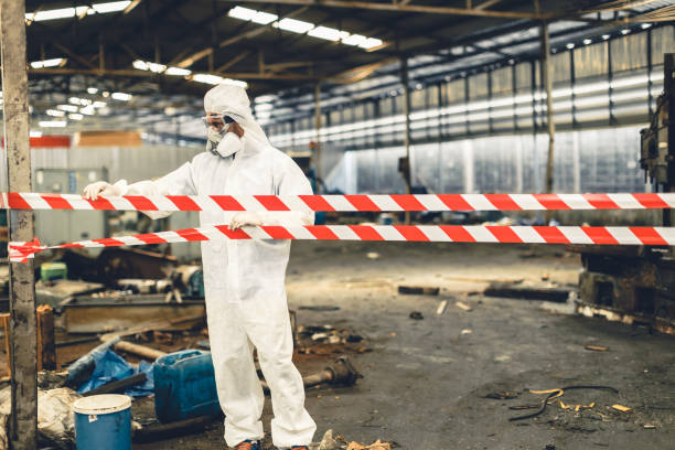 Professional Infectious Disease Decontamination technician working in Brownsville, TX